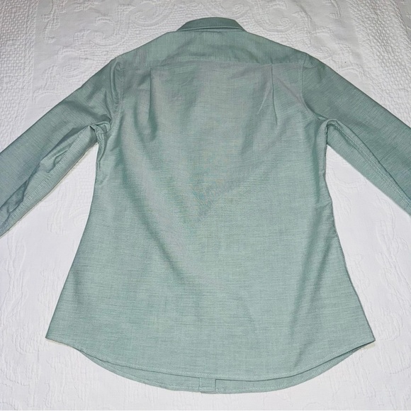 Women’s Audi Button Up Shirt Long Sleeves Light Green Fremont Costume Car Sale - Picture 2 of 12